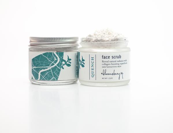 Quench Face Scrub with Spirulina + Blue Pea Flower